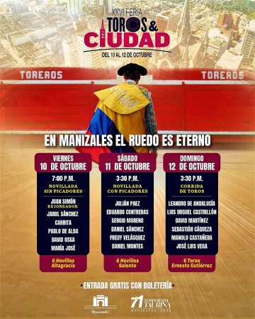 Manizales Vibra con “Toros & Ciudad”